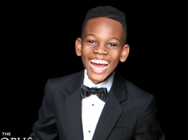 Opus Kids Jaylen African American Boy Smiling Tuxedo