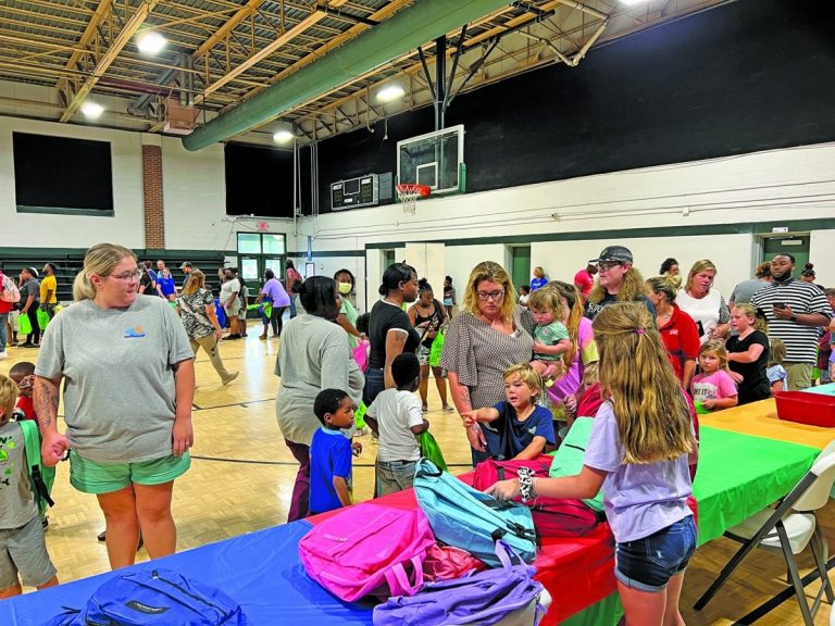 Family Connection’s School Supply Scramble Provides 400 Bookbags to Students